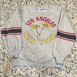 Mighty Fine Vintage Oversized Womens Sweatshirt Size Small